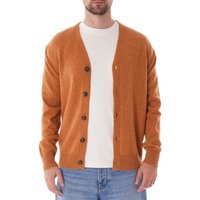 Norse Projects Adam Lambswool Cardigan - Yellow
