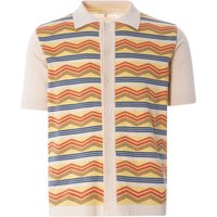 Far Afield Zigger Short Sleeve Cardigan - Multi
