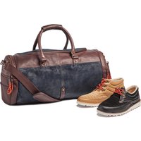 Pod Originals x Stuarts London Holdall Bag - Navy Leather One Size