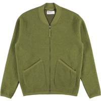 Universal Works Wool Fleece Zip Bomber Jacket