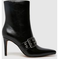 schuh Brogan Hardware Heel Boots in Black
