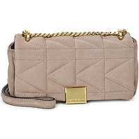 Karl Lagerfeld KKUILT SP SM CROSSBODY NUBUCK women's Shoulder Bag in Beige