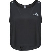 adidas Adi Running CLIMACOOL+ Crop Top women's Vest top in Black