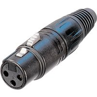 Neutrik NCFX-BAG -Pole Female R Connector Black Housing