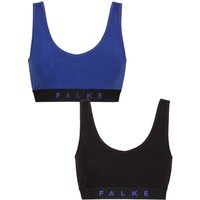 Women's Pack Falke Daily Comfort Cotton Bralette Blue and Black
