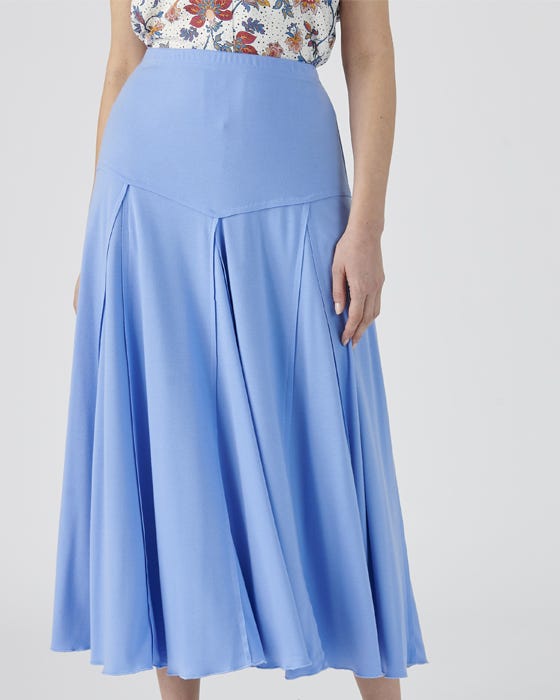 Damart Jersey Panelled Skirt