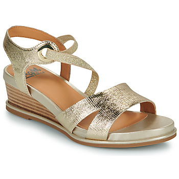 Mam'Zelle NIDAM women's Wedge sandals in Gold
