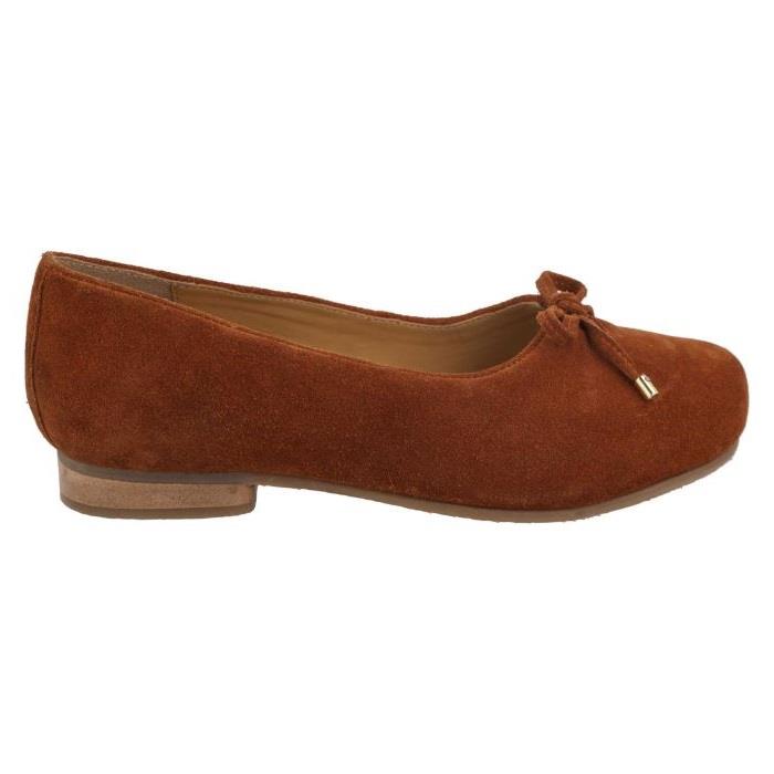 Women's Wide Fit DB Magnolia Loafers, Tan Suede V E - E