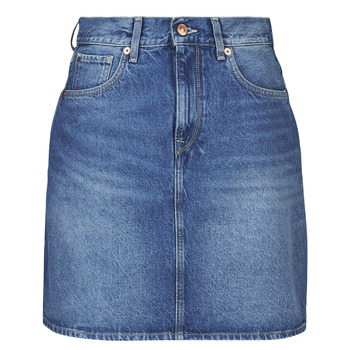 Pepe jeans MINI SKIRT HW LILLY women's Short skirts in Marine