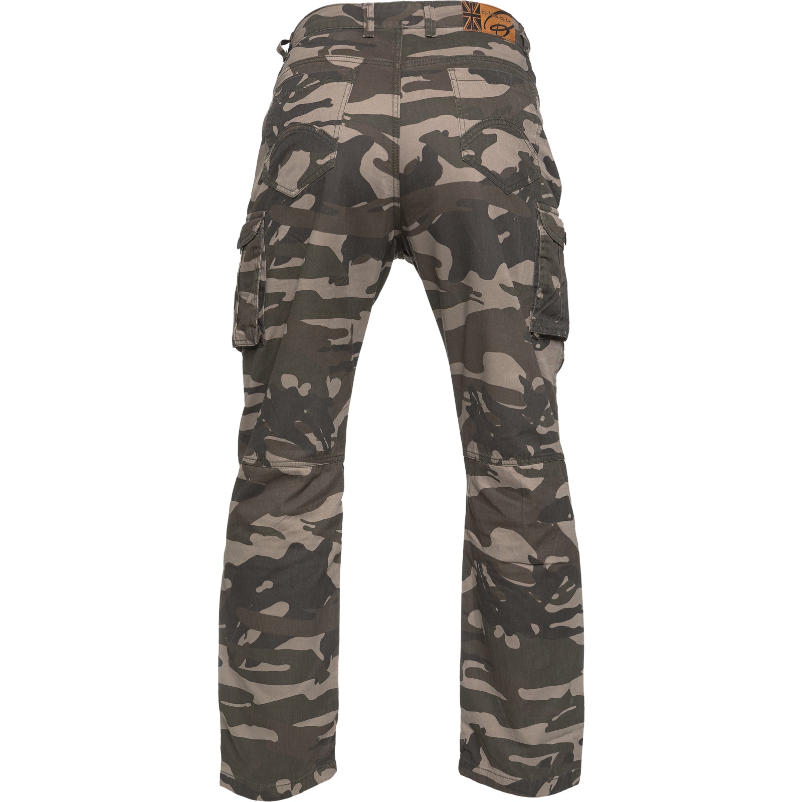 Black Command Motorcycle Cargo Jeans - Khaki " |