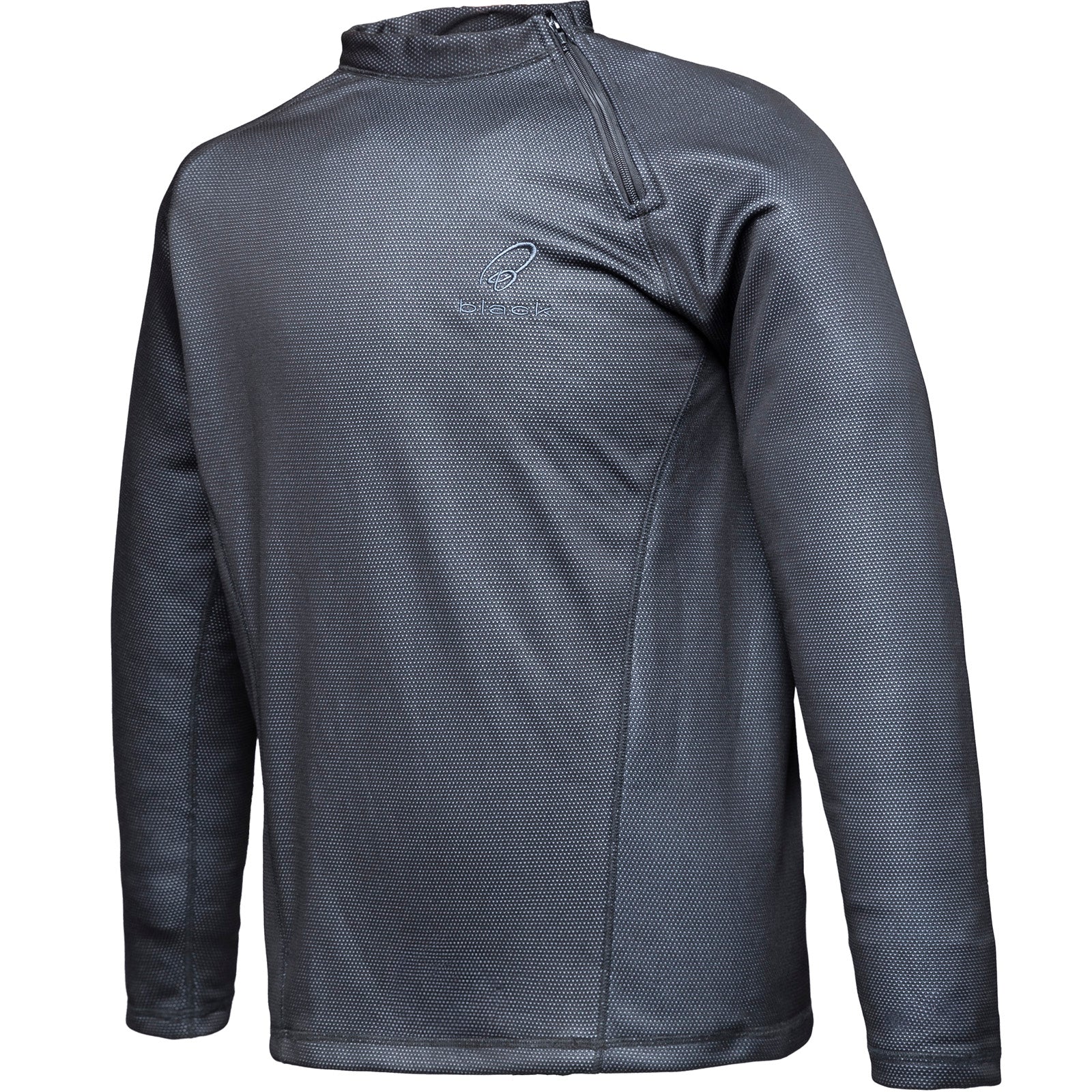 Black Windproof Base Layer Top - Black -" | | -"