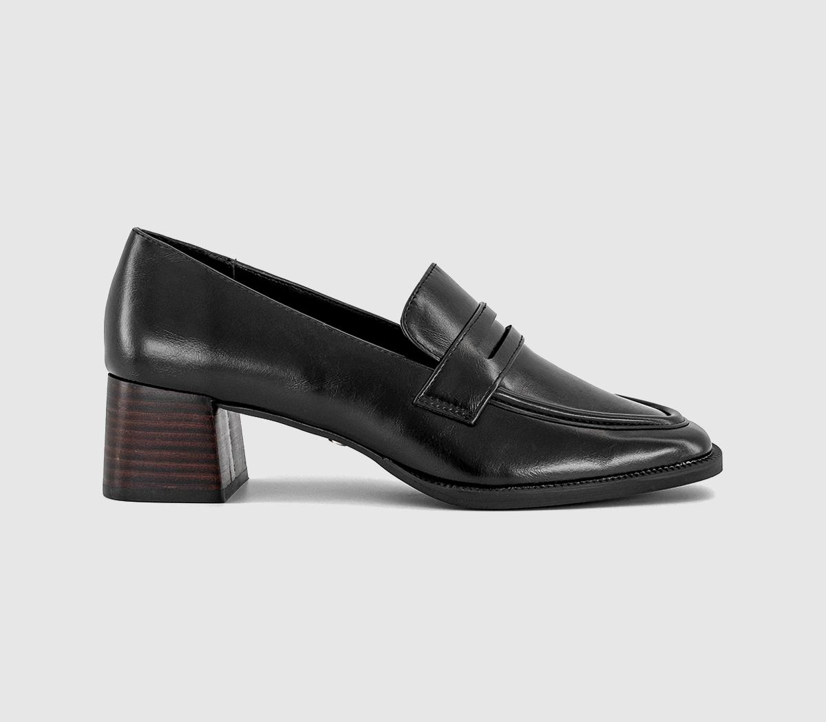 OFFICE Womens Matilda Block Heel Loafers Black