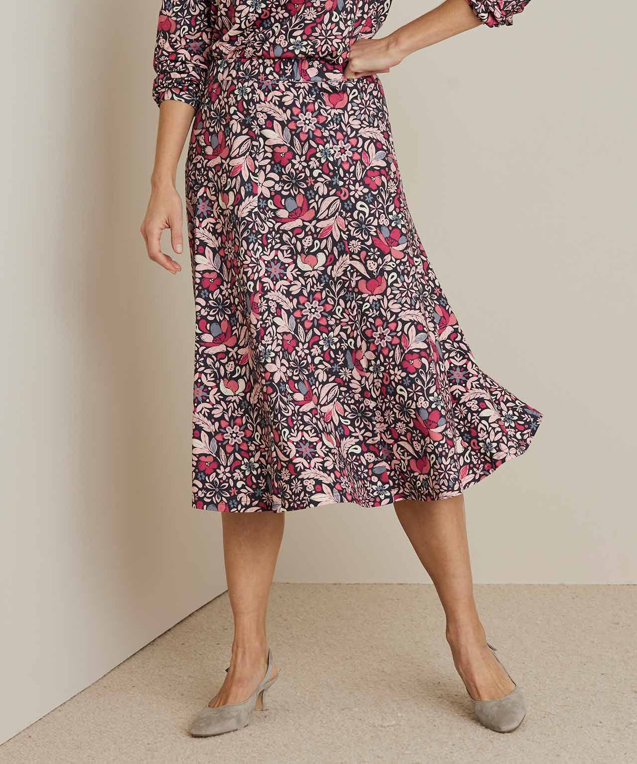Damart Print Skirt