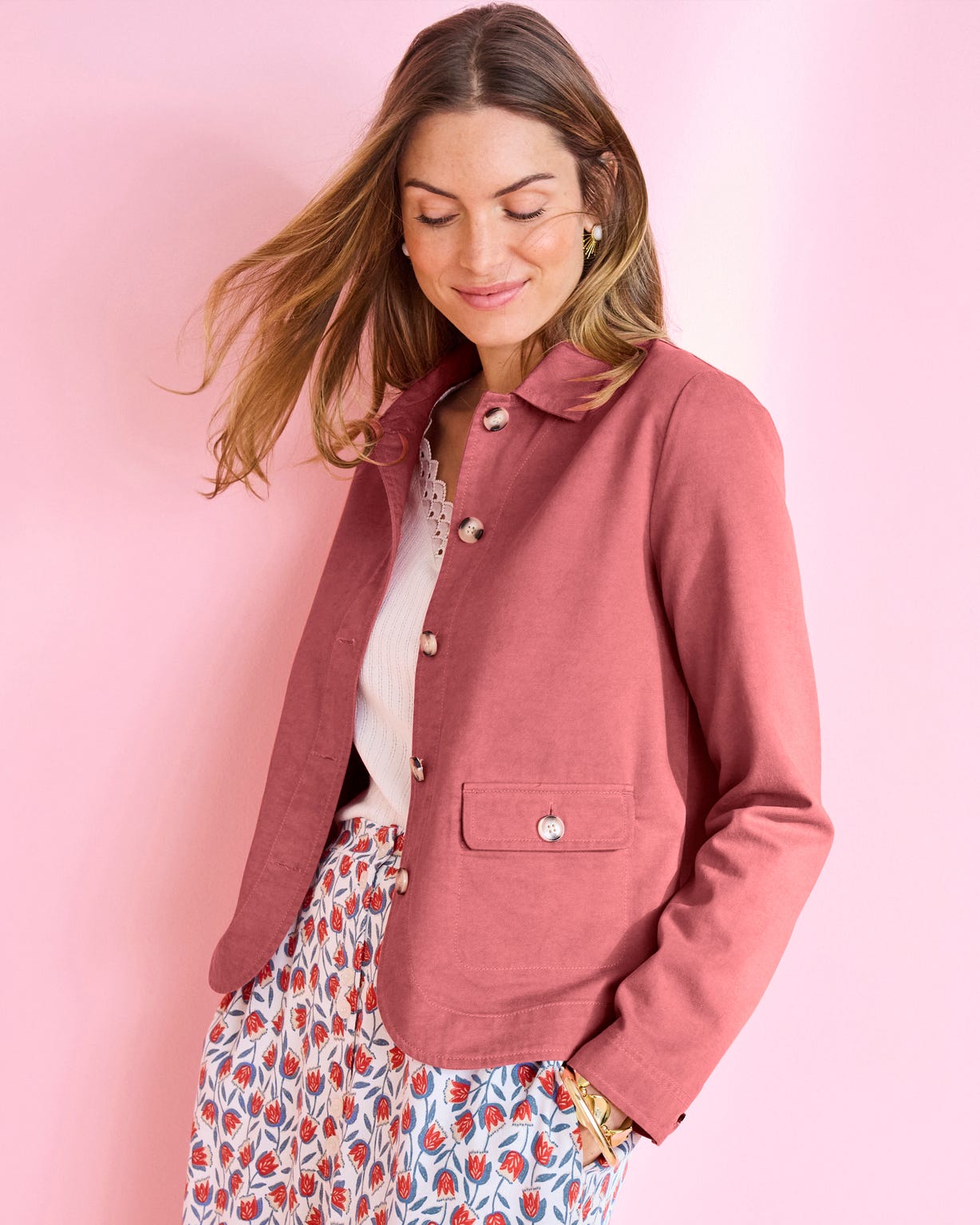 Damart Cotton Blend Jacket