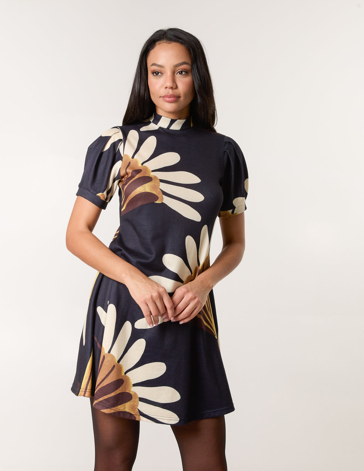 Smock Dress - NAVY