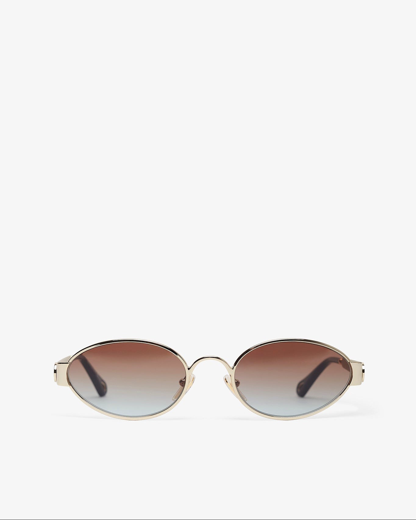 Aly gold brown sunglasses