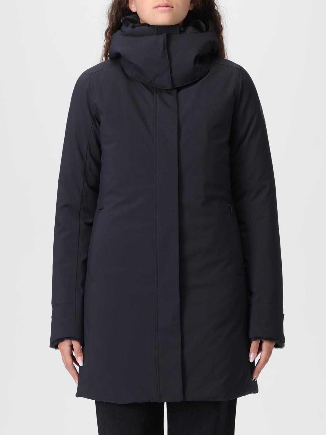 SAVE THE DUCK Coat Woman color Black
