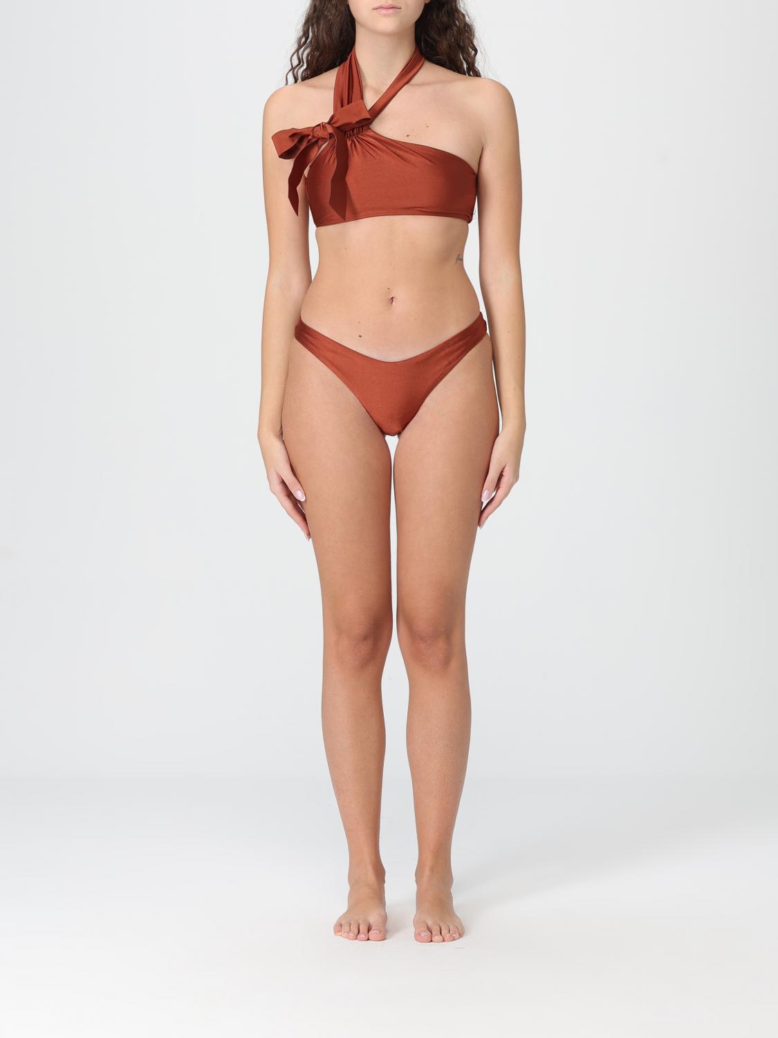ZIMMERMANN Swimsuit Woman color Brown