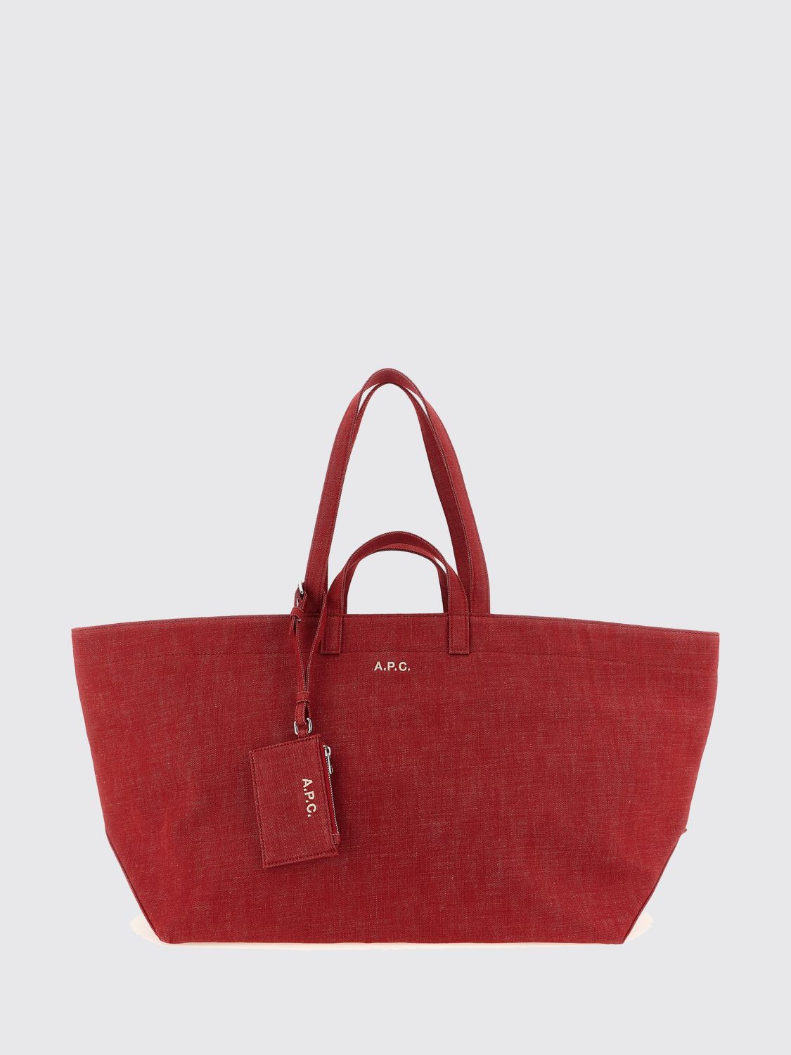 A. P.C. Tote Bag Woman color Red
