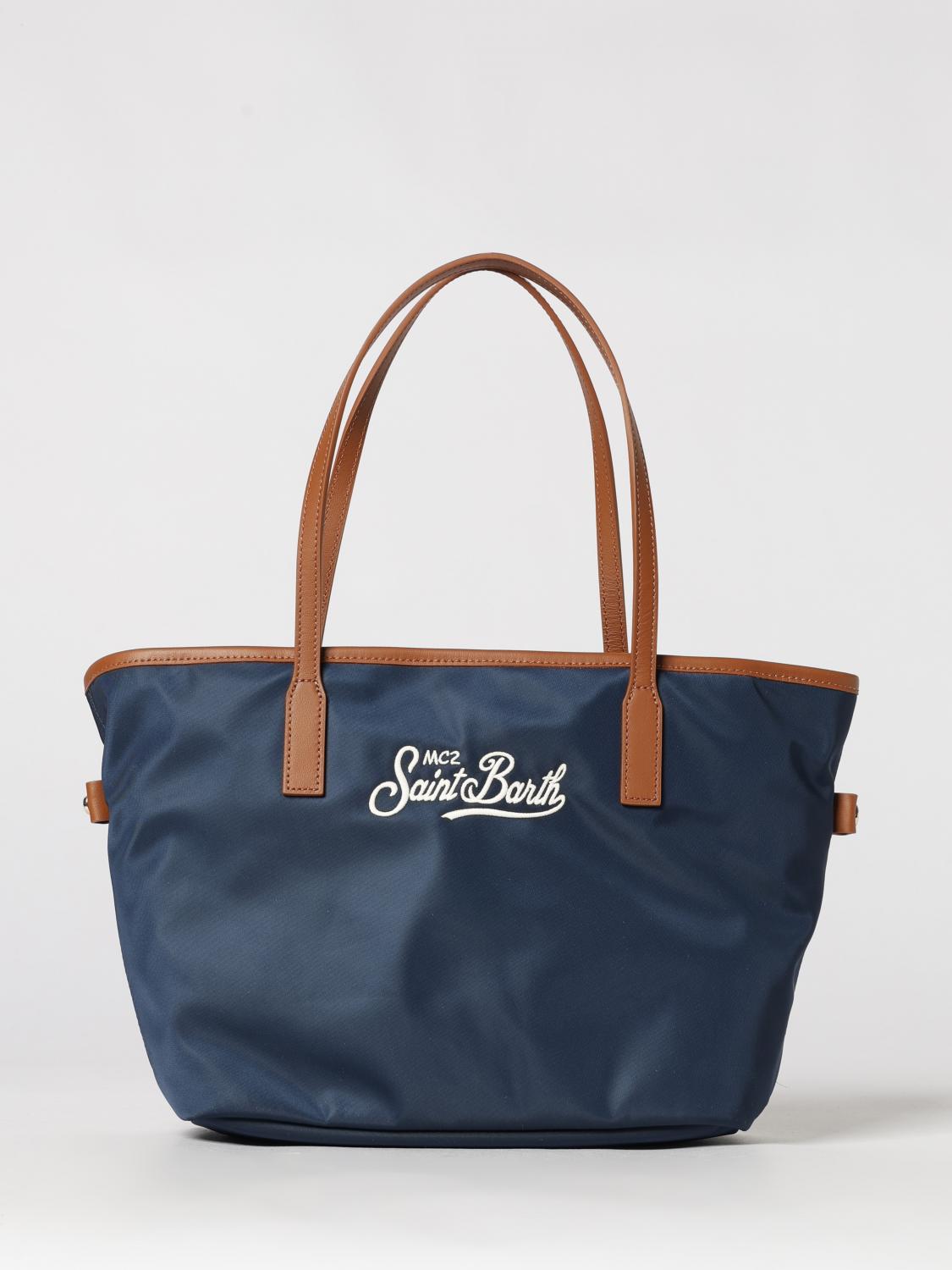 MC SAINT BARTH Shoulder Bag Woman color Navy