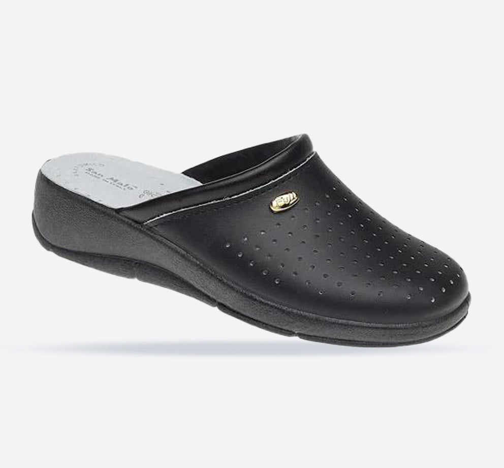 Womens Wide Fit DEK L Mule Sandals, Black E
