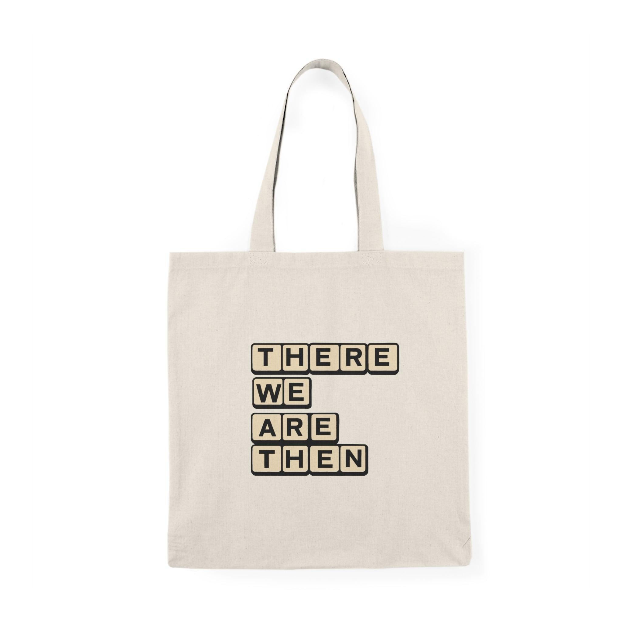 Scrabble Cheek Tote Witty Wordplay Bold Statement Bag