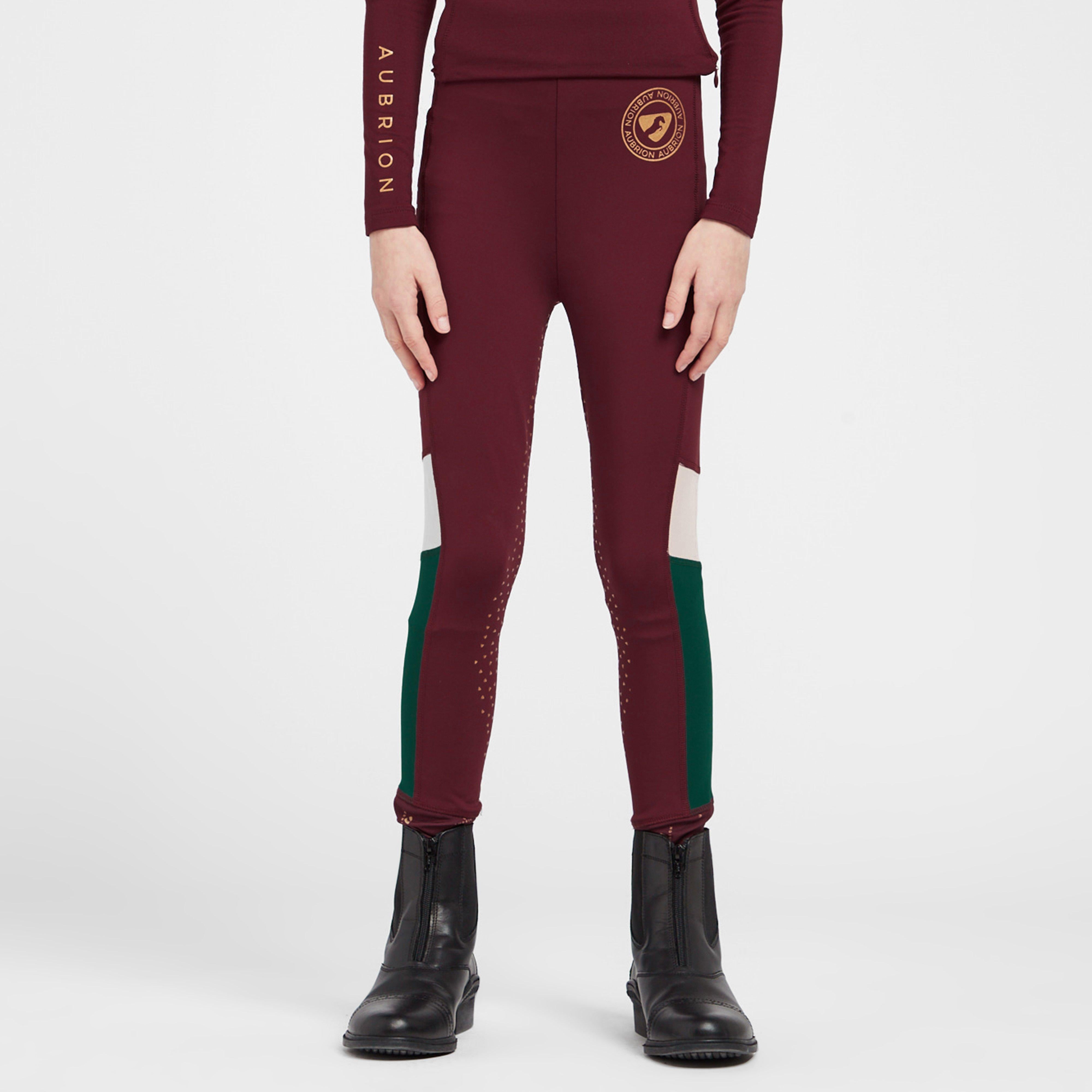 Kids' Eastcote Riding Tights - Red -Y