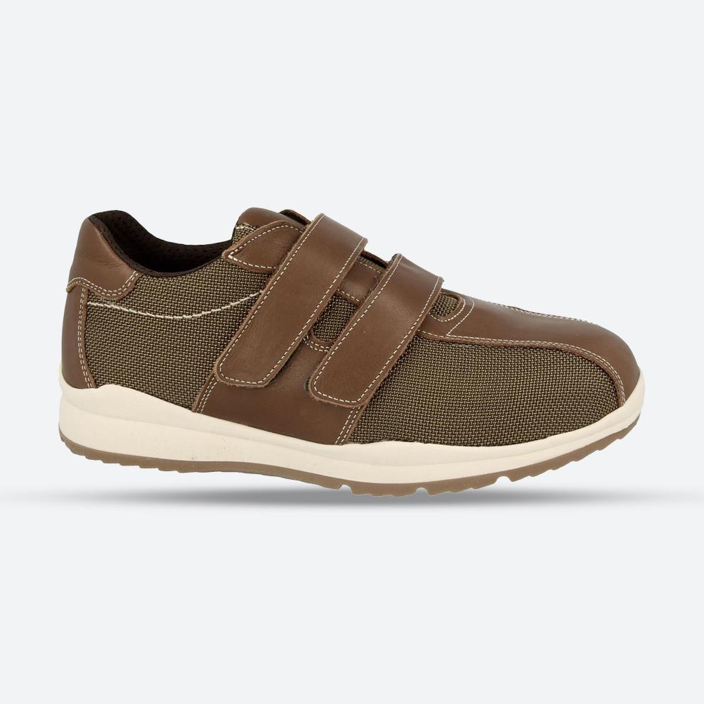 Mens Wide Fit DB Logan Shoes, Tan V E - E