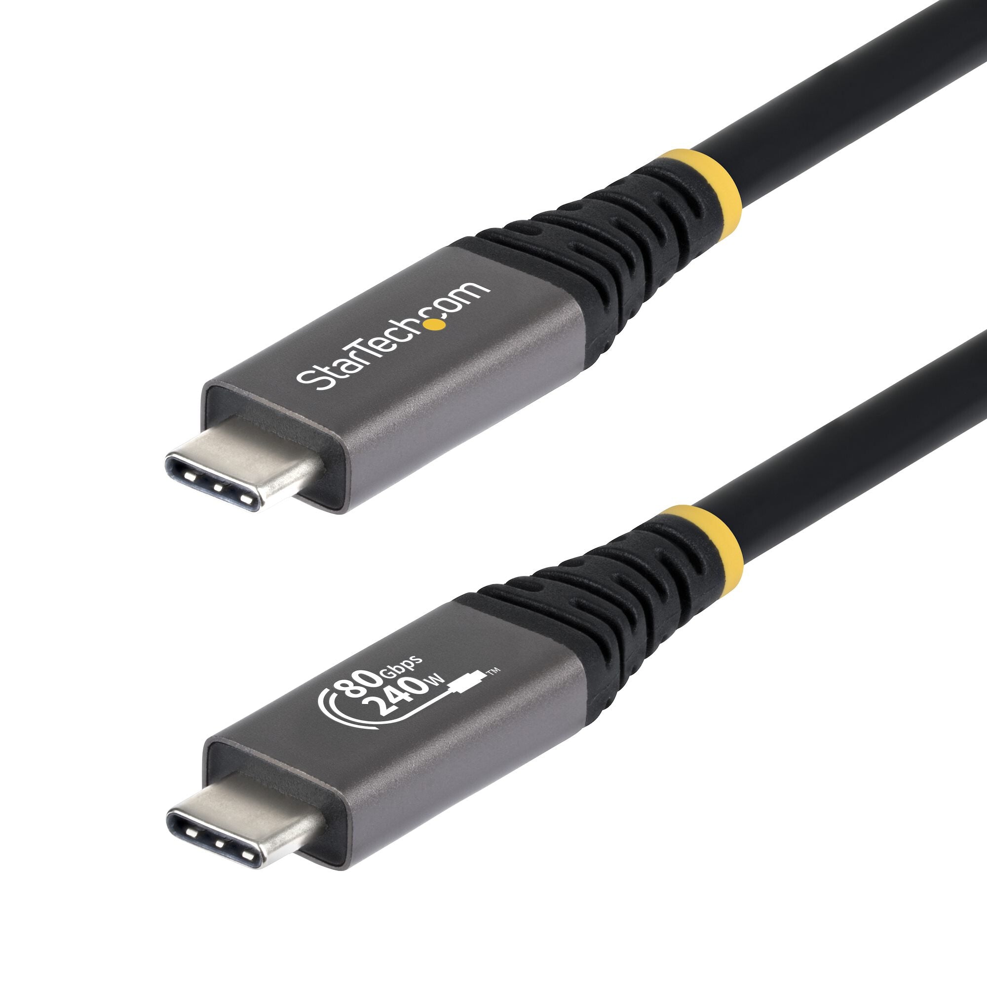 StarTech.com .m ft B Cable, Gbps, B-IF Certified B-C Cable, W PD, K HzK Hz DP. DP, TPE Jacket, - Black B-C Cord