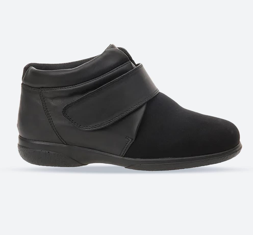 Women's Wide Fit Cosyfeet Julia Ankle Boots, Black E