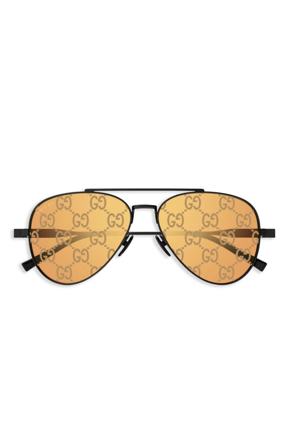 GUCCI EYEWEAR METAL AVIATOR SUNGLASSES Size: OS, colour: BLACK