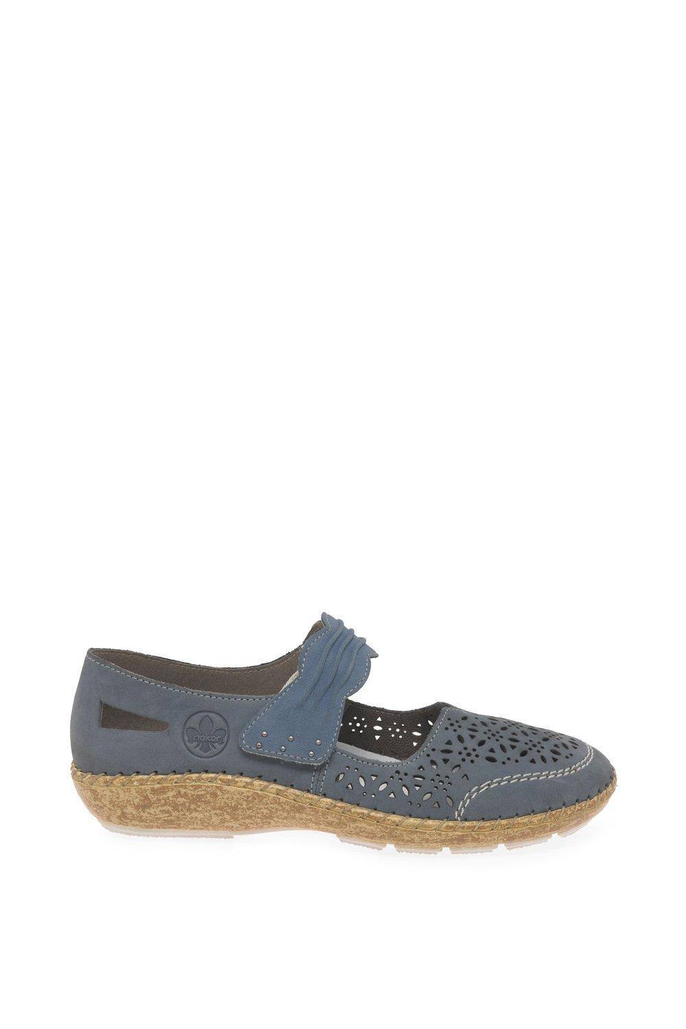 Rieker 'deloris' Mary Jane Shoes In Blue