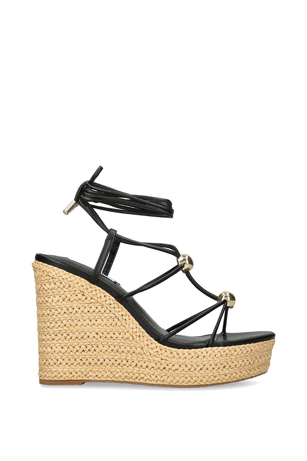 STEVE MADDEN Women's 'Tulym Black' Sandals in Black