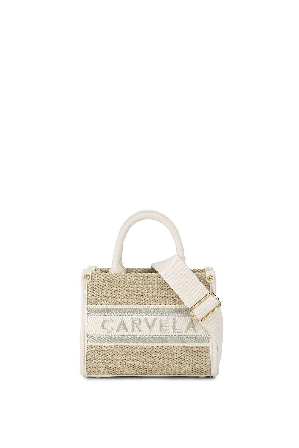 Carvela 'beach Glam Mini Tote' Bag In Beige