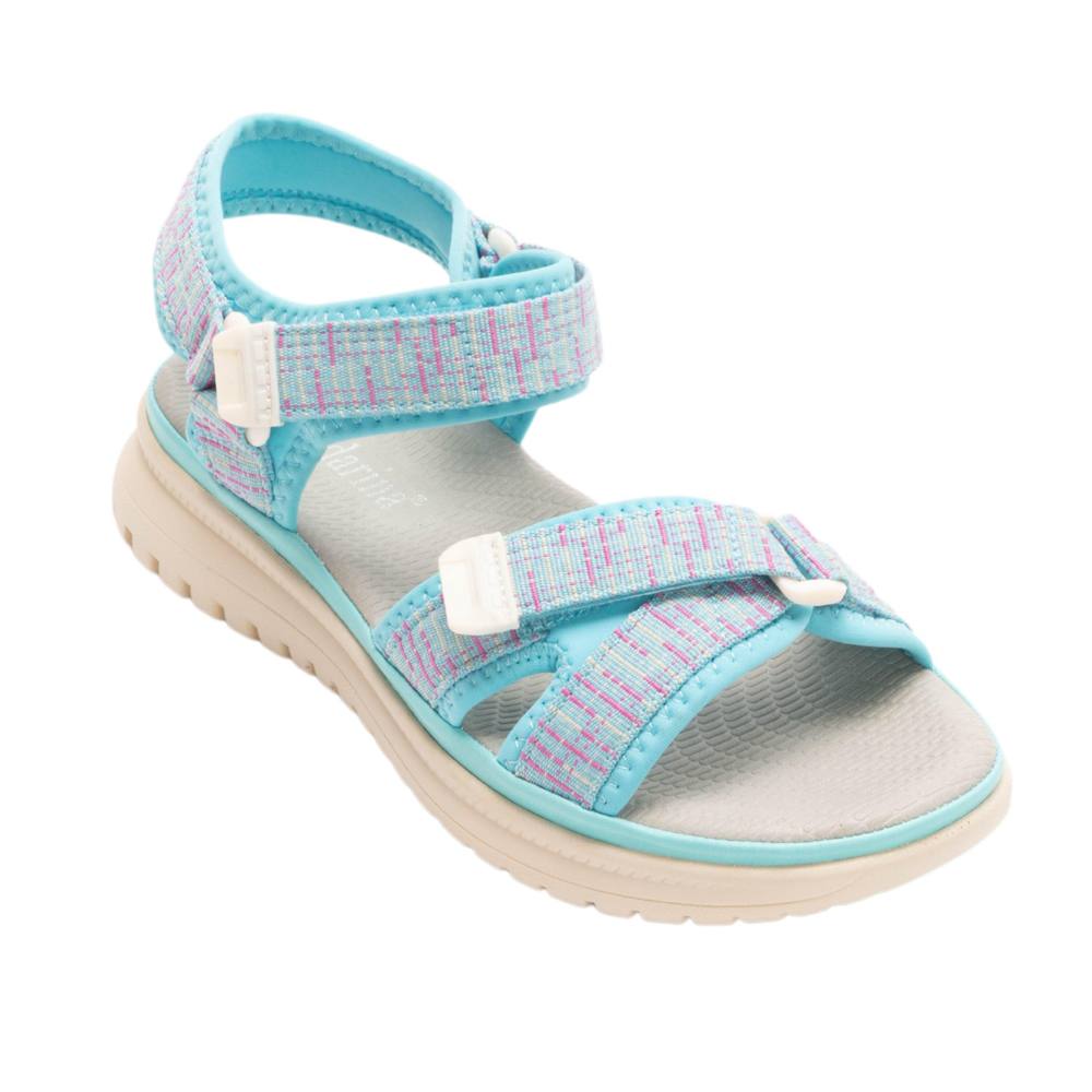 Ivachy Comfortable Walking Sandals -Advance Rebounce Technology- Velcro Adjustable Shoes In Blue