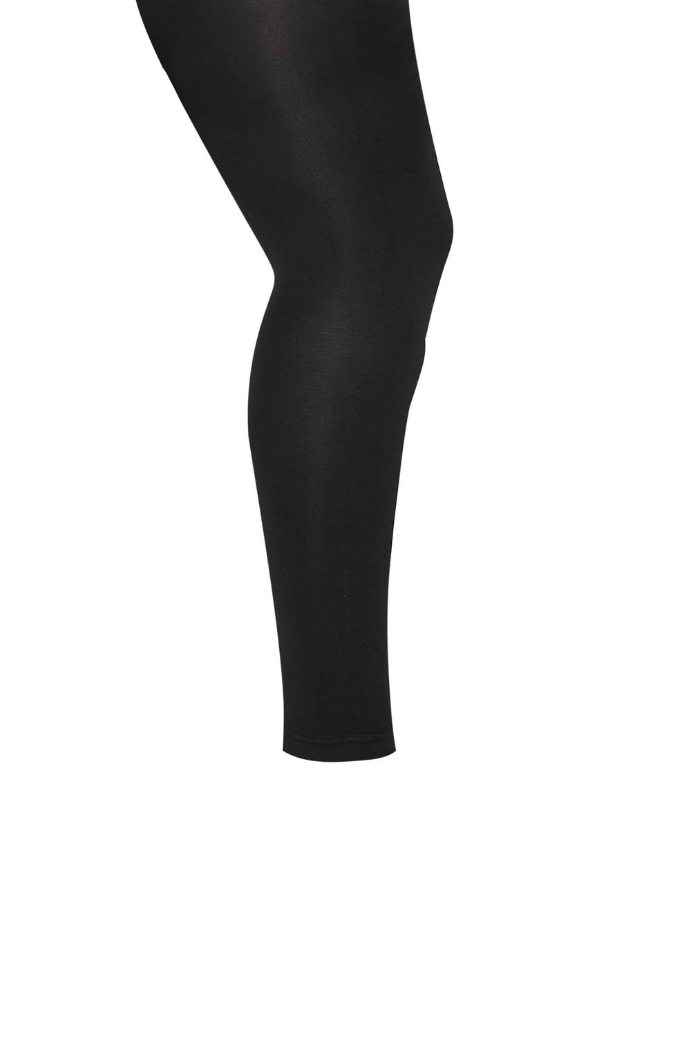 Yours High Waist Shaping Footless Tights In Black