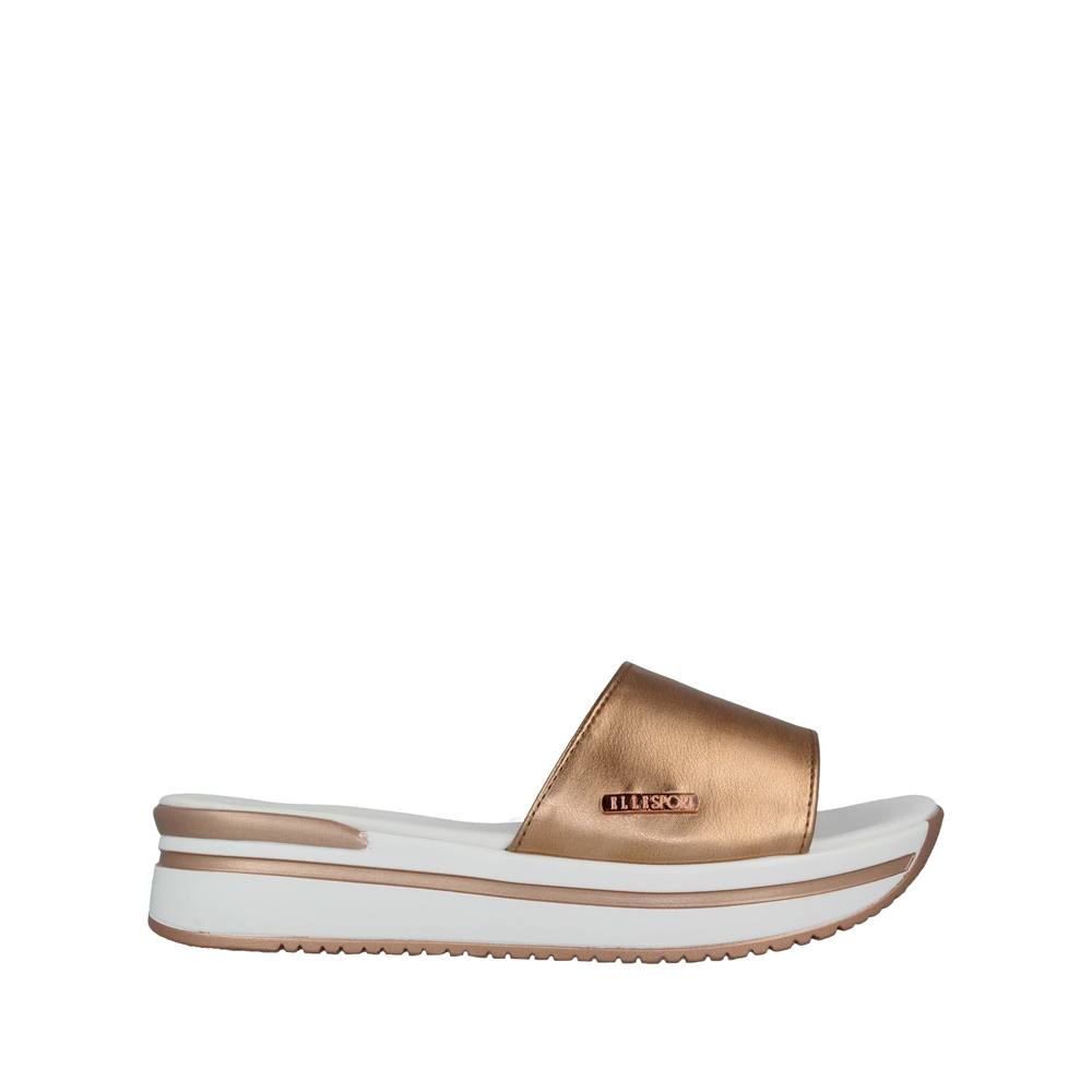 Elle Sport Women's Sporty Slider Sandals in Bronze