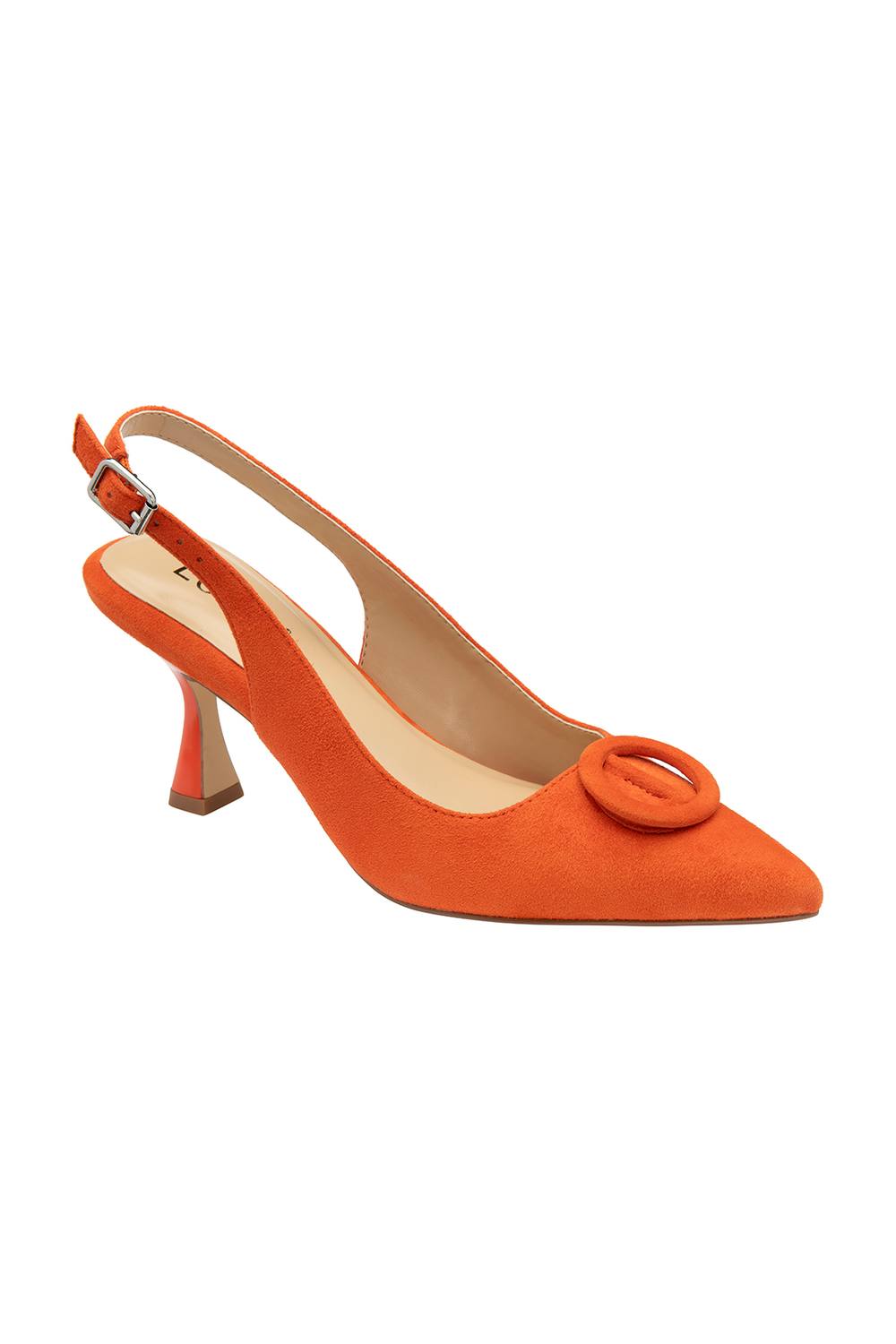Lotus 'delfina' Slingback Court Shoes In Orange