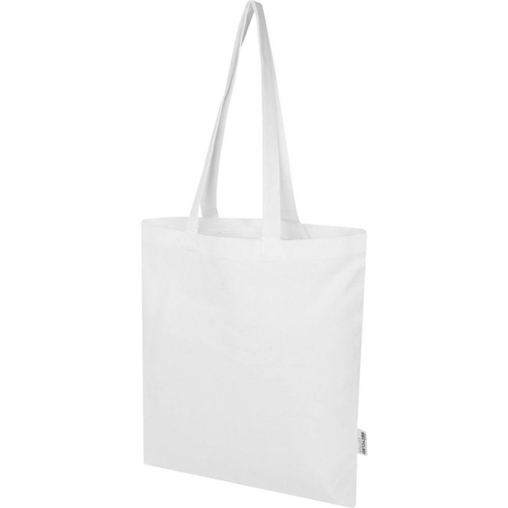 Floso Madras Cotton L Tote Bag In White