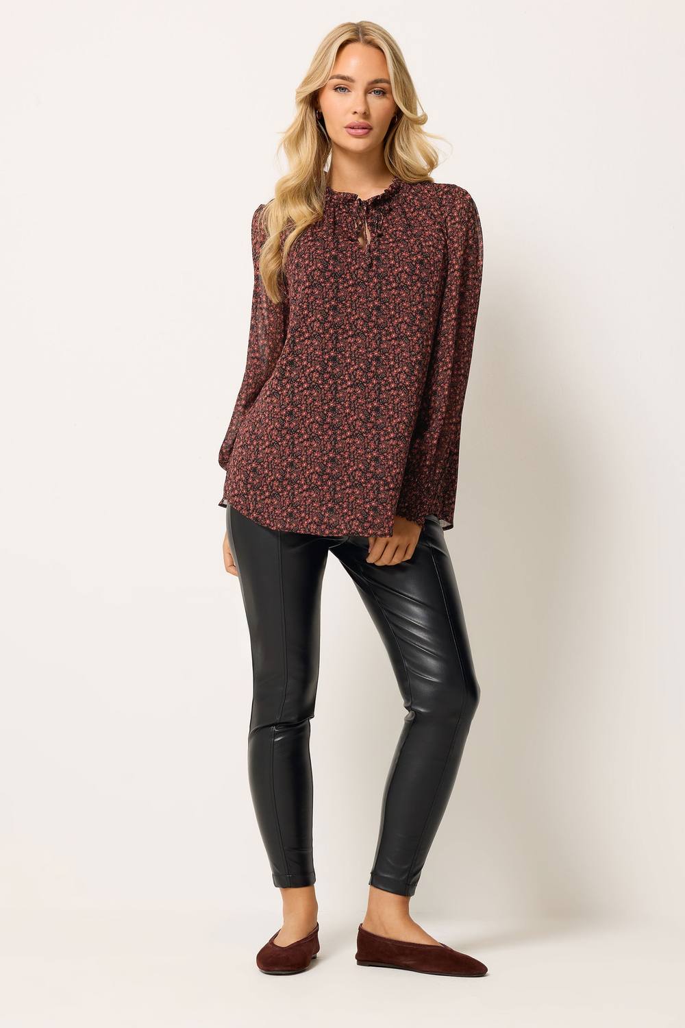 M&co Faux Leather Leggings In Black