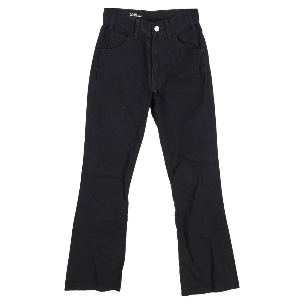 Celine Women's Preloved Straight-Leg Jeans in Black Cotton Denim