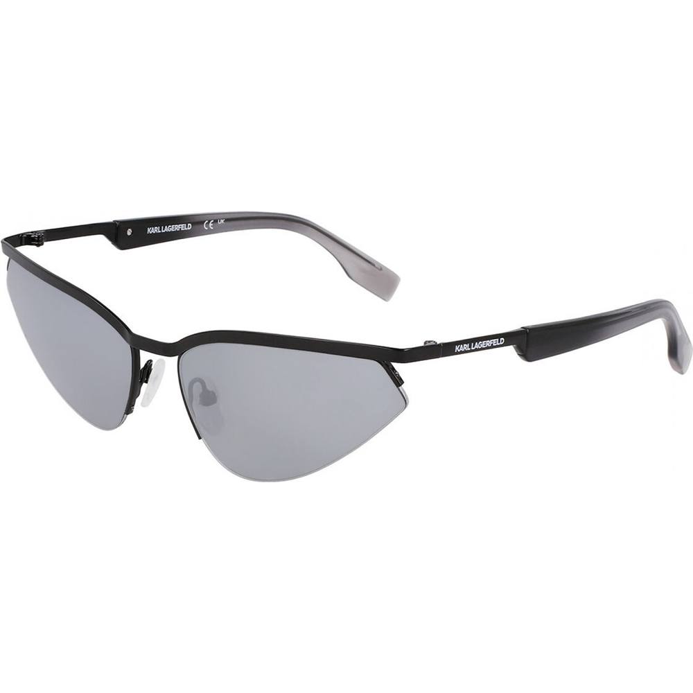 Karl Lagerfeld Unisex KLS- SquareRectangle Sunglasses in Black