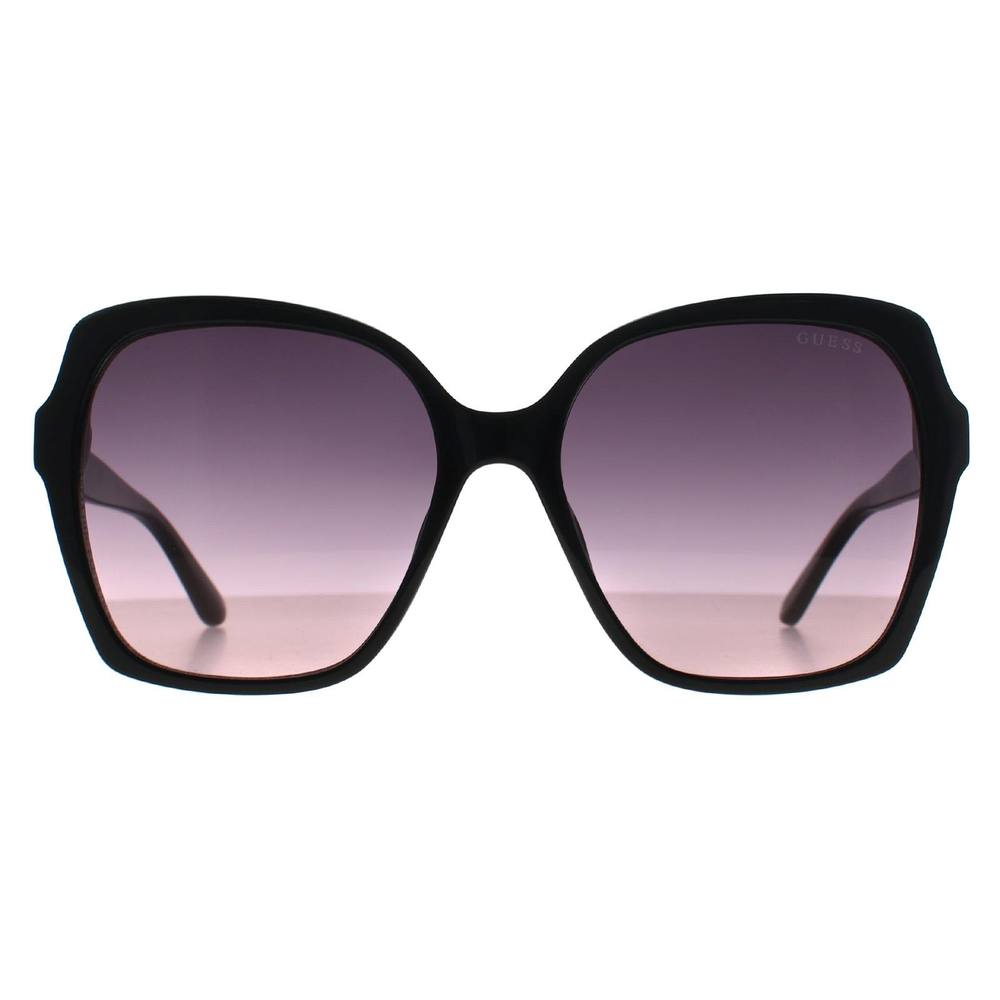 Guess Women's Butterfly Black Purple Gradient GF Sunglasses