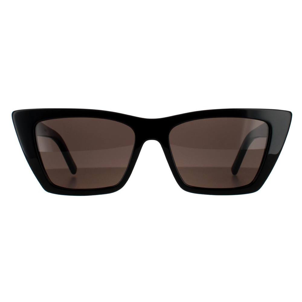 Saint Laurent Women's Cat Eye Black Grey SL MICA Sunglasses