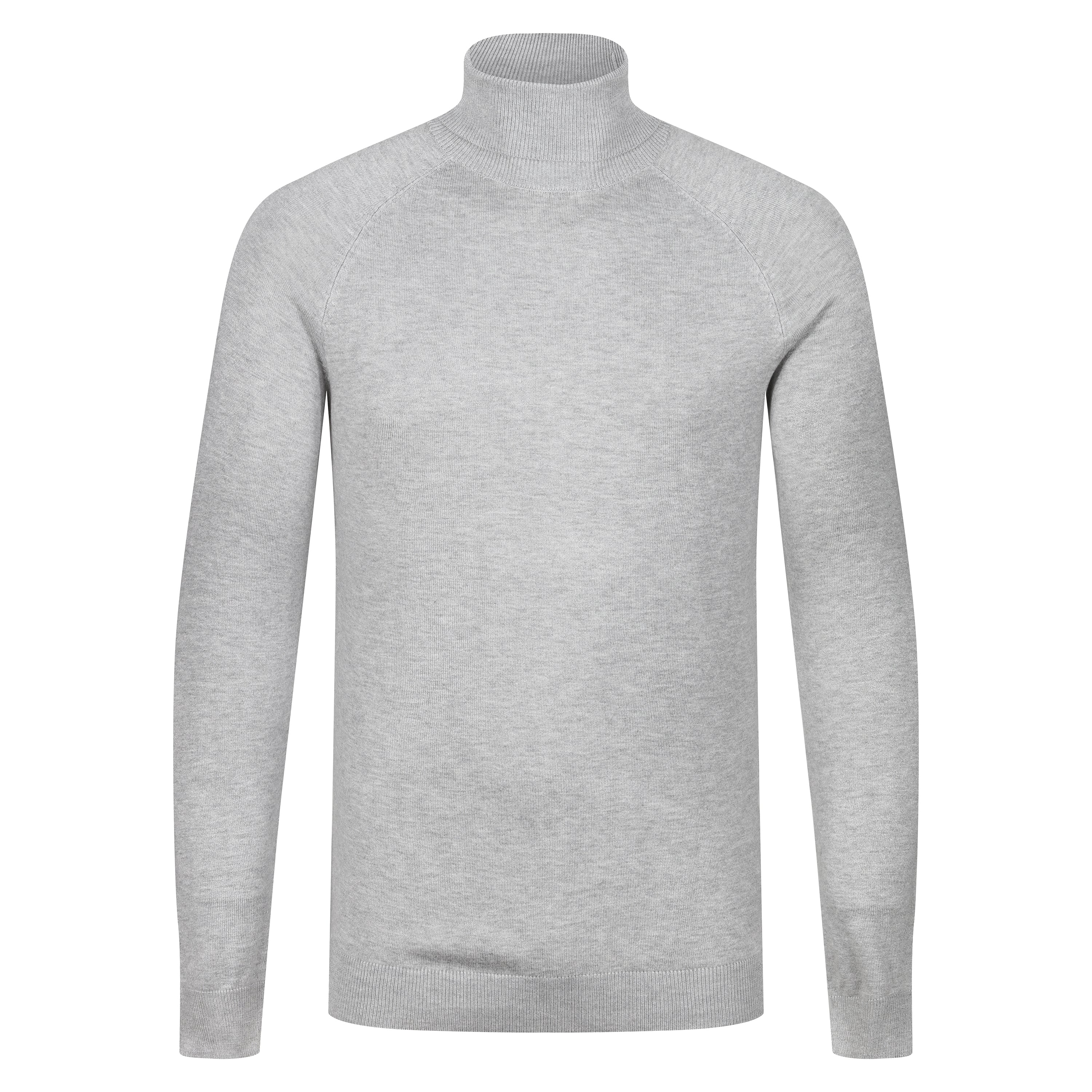 City Comfort Roll Neck Jumper - Grey Marl