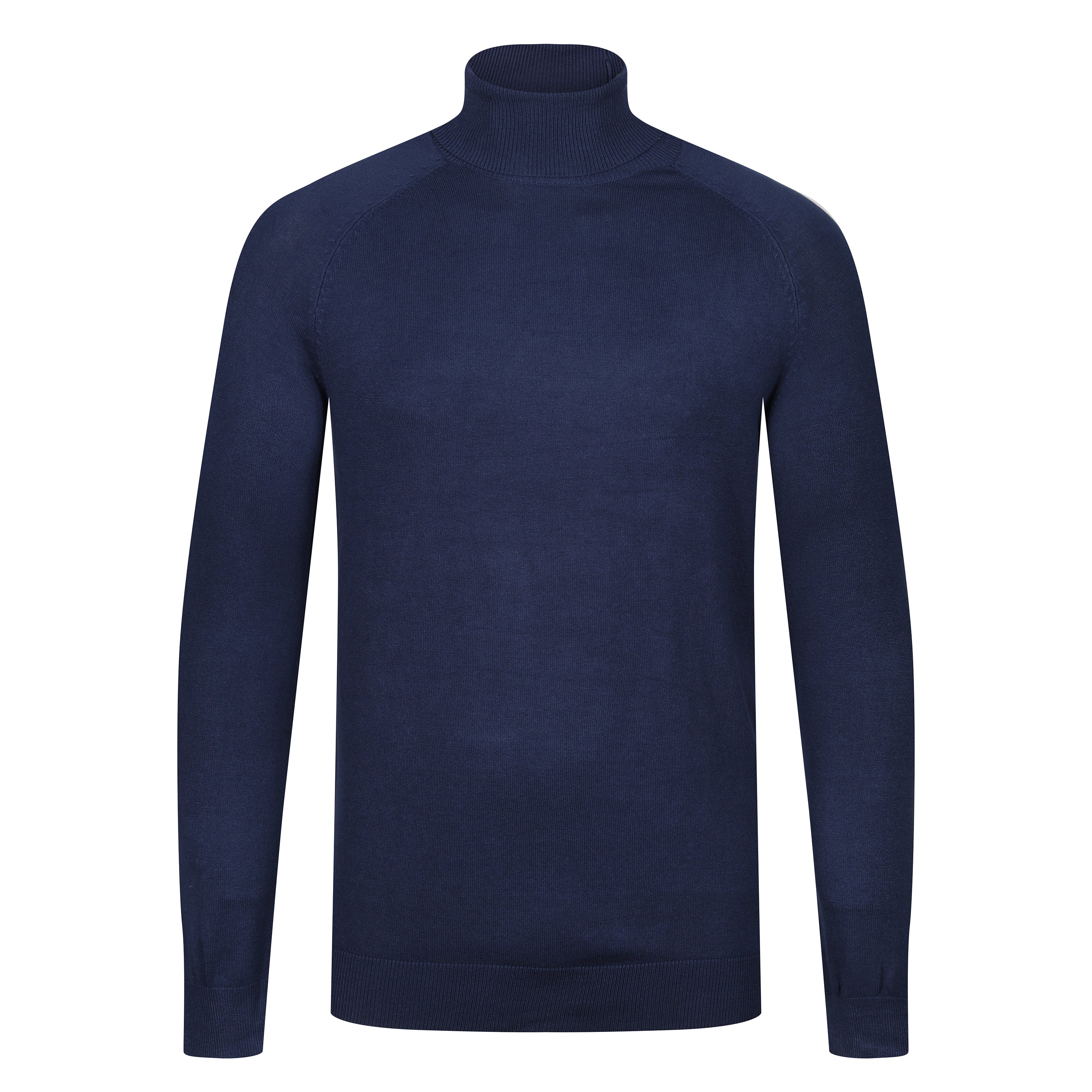 City Comfort Roll Neck Jumper - M Navy Blue