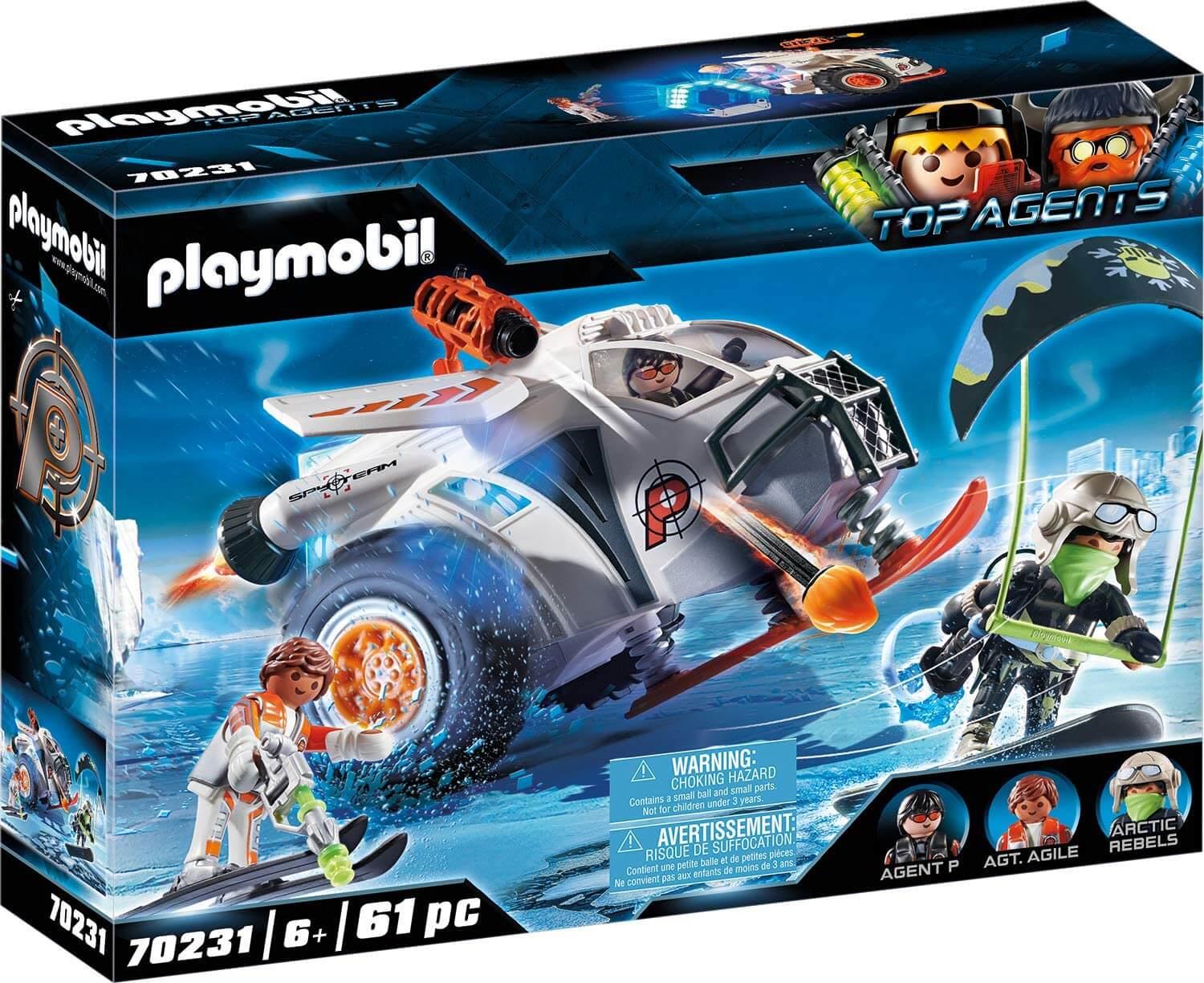 Playmobil Top Agents V Spy Team Snow Glider