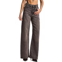 High Waisted Wide Leg Jeans Women It's Basic Olea