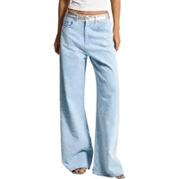 Women's Mid-Rise Wide Leg Jeans It's Basic