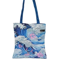 Tote bag Nomadict Nomadict Stitch Kanagawa Waves
